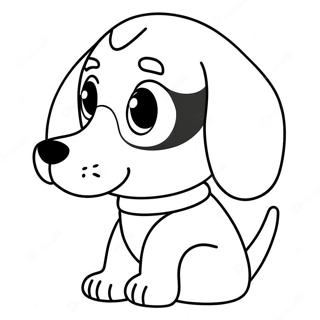 Keurige Beagle Welpie Inkleurblad 100011-38690