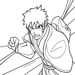 Ichigo Kurosaki In Stryd Inkleurblad 100089-38750