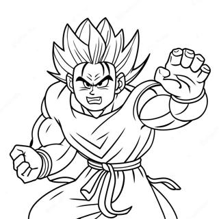 Gohan Beast Inkleurbladsye