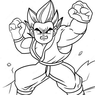 Gohan Beast In Aksie Inkleurblad 100166 38812