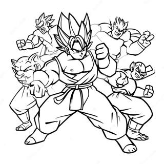 Gohan Beast Wat Skurke Veg Inkleurblad 100167 38815