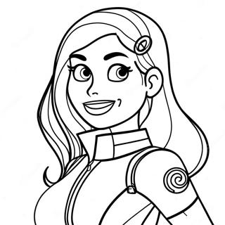 Kim Possible Inkleurblad 100242-38866