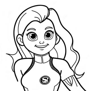 Kim Possible Inkleurblad 100242-38867