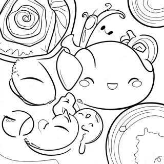 Kleurvolle Obj Vorme Inkleurblad 100345-38952