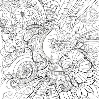 Gedetailleerde Obj Ontwerp Inkleurblad 100348-38961