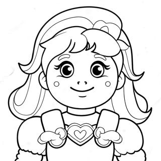 Rainbow Brite Inkleurbladsye