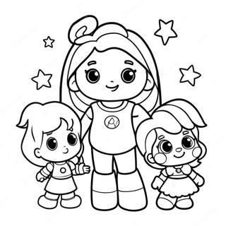 Reenboog Brite En Vriende Inkleurblad 100497-39073