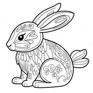 Elegante Haas Chinese Sterreteken Inkleurblad 100729-39263