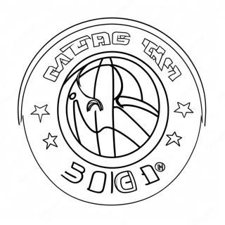 Nba Span Logo Inkleurblad 101085-39525