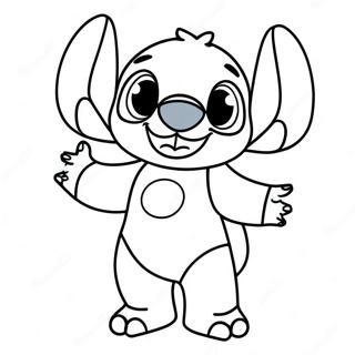 Stitch In N Grappige Kostuum Inkleurblad 1011-2062