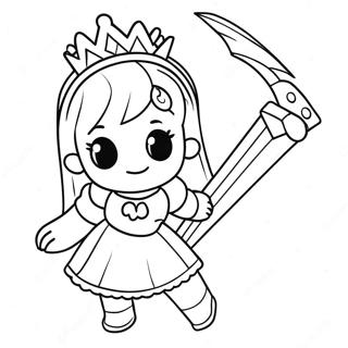 Roblox Prinses Avontuur Inkleurblad 101318-39823