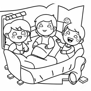 Slaappartytjie Flieknag Inkleurblad 101396-39889