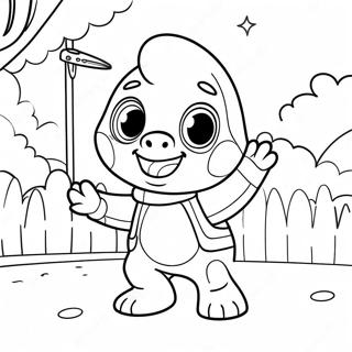 Speelse Achterplaasvriendjies Karakter Inkleurblad 101472-39946