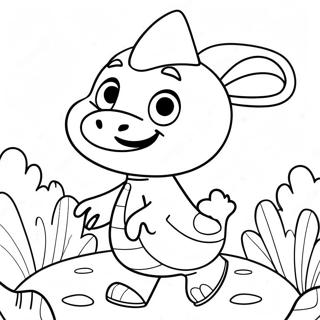 Speelse Achterplaasvriendjies Karakter Inkleurblad 101472-39947