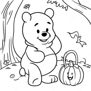 Winnie Die Poeh Halloween Inkleurblad 101495-39953