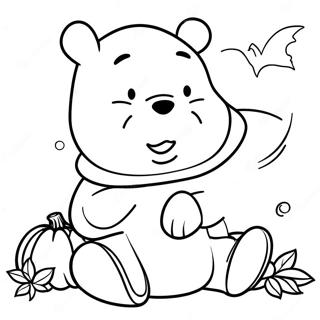 Winnie Die Poeh Halloween Inkleurblad 101495-39955