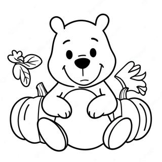 Winnie Die Poeh Met Pampoen Inkleurblad 101497-39962