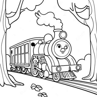 Choo Choo Charles In N Spookagtige Woud Inkleurblad 101574-40018