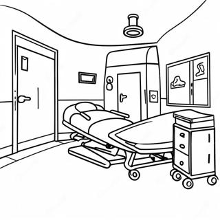 Hospitaal Inkleurblad 101805-40194