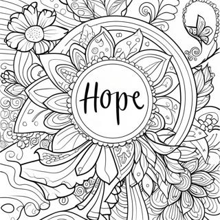 Inspirerende Hoop Inkleurblad 102167-40480