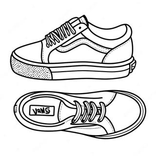 Vans Skoene Inkleurbladsye