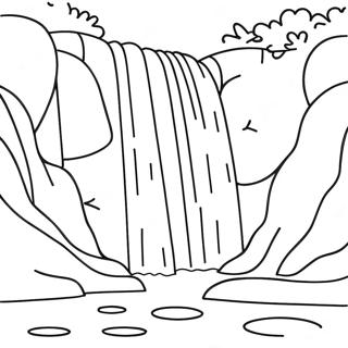 Waterval Inkleurbladsye