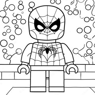 Spiderman Lego Inkleurblad 102835-40996