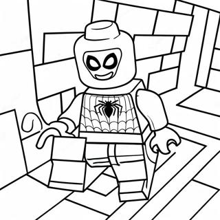 Kleurvolle Spiderman Lego Avontuur Inkleurblad 102836-40997