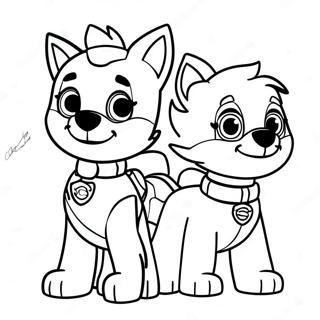 Everest Paw Patrol Inkleurblad 102939-41073