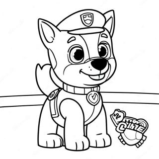 Chase Van Paw Patrol Inkleurblad 102940-41077