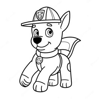 Marshall Die Brandweerman Paw Patrol Inkleurblad 102943 41090