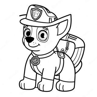 Marshall Die Brandweerman Paw Patrol Inkleurblad 102943 41091