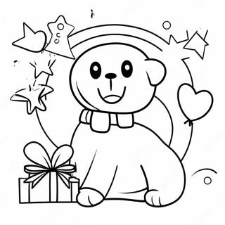 Vrolike Ons Het Jou Gemis Viering Inkleurblad 102968 41108