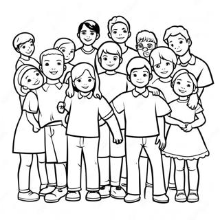 Klas Van 2024 Groep Foto Inkleurblad 102994 41128