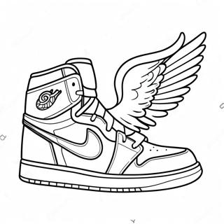 Jordan 1 Met Vlerke Logo Inkleurblad 103251-41329