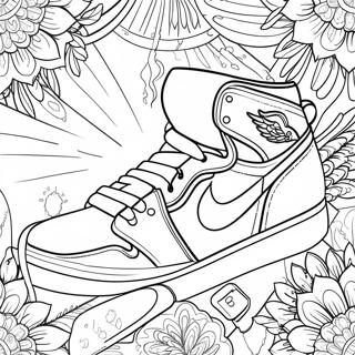 Jordan 1 Met Vlerke Logo Inkleurblad 103251-41330