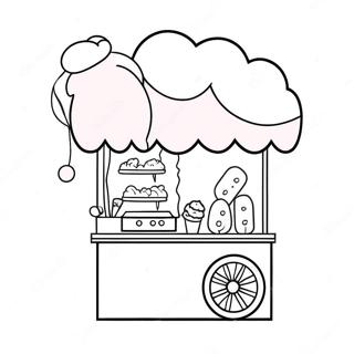 Kleurvolle Suikerspin Stalletjie Inkleurblad 103455-41482