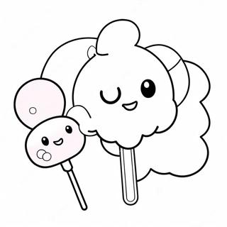 Oulike Suikerspin Karakter Inkleurblad 103457-41492