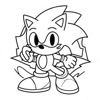 Sonic X Inkleurblad 103479-41493