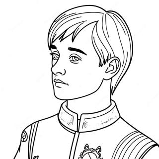Draco Malfoy In Quidditch Uniform Inkleurblad 103659 41644