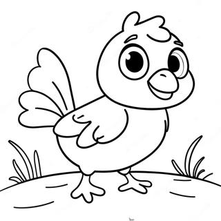 Avontuurlike Klein Kippetjie Inkleurblad 103762-41719