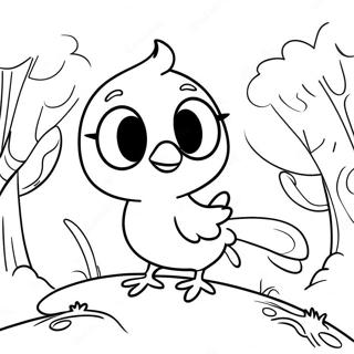 Dappere Klein Kippetjie Met Vriende Inkleurblad 103763-41723