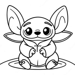 Stitch En Baby Yoda Inkleurblad 103787-41733