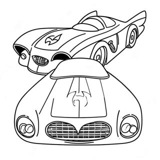 Batmobile Inkleurblad 103813-41753