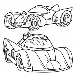 Batmobile Inkleurblad 103813-41755