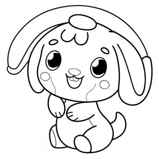 Koue Cinnamoroll Inkleurbladsye