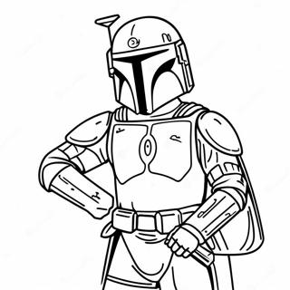 Boba Fett Inkleurbladsye