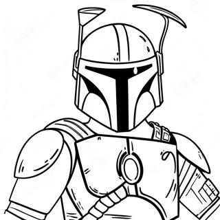 Boba Fett Inkleurblad 103995-41896