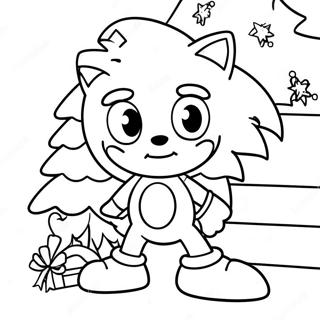 Sonic Versier N Kersboom Inkleurblad 104048-41948