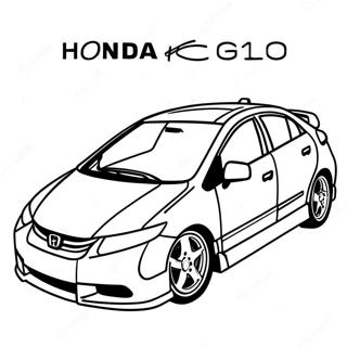 Honda Civic Inkleurbladsye